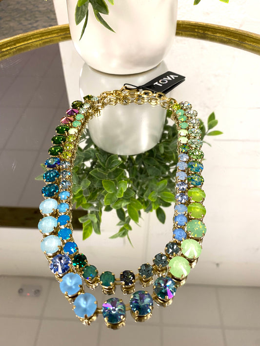 Tova Gweneth Necklace in Blue Ombre - FINAL SALE