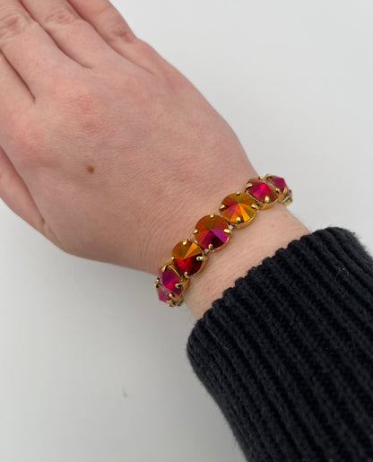 Tova Croatia Stretch Bracelet In Scarlet Brandy