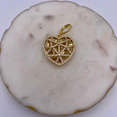 Barry Heart Scarf Charm