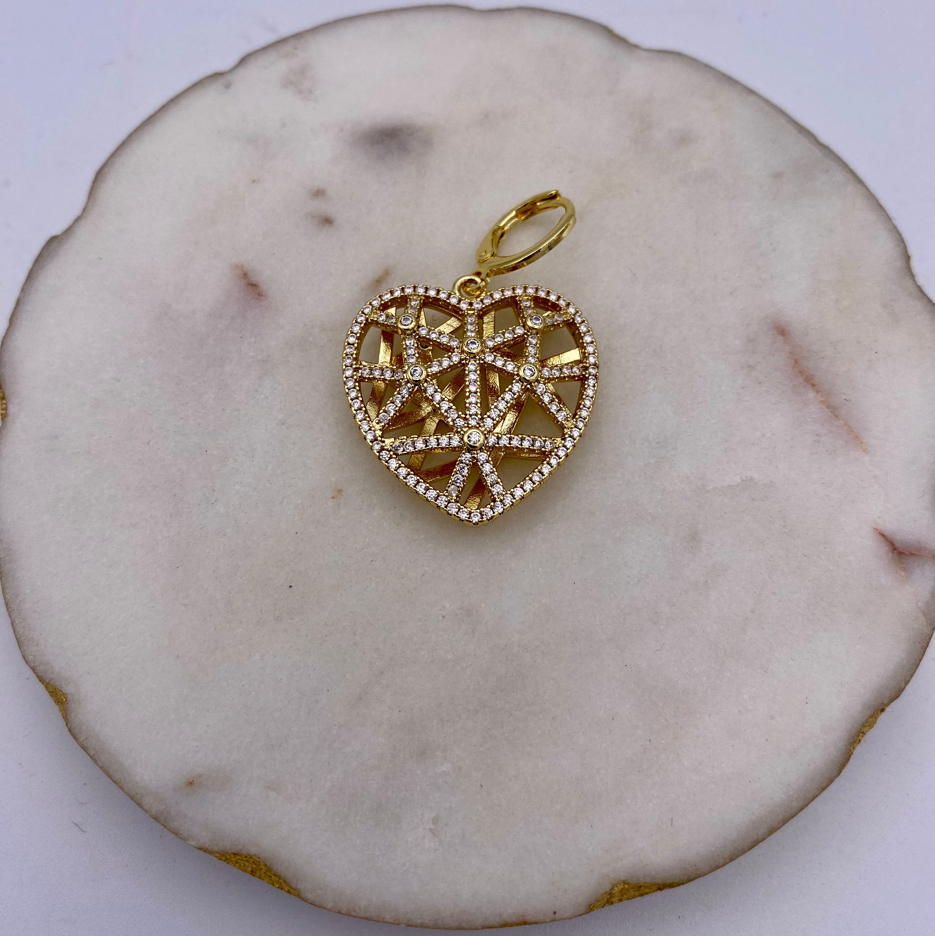 Barry Heart Scarf Charm