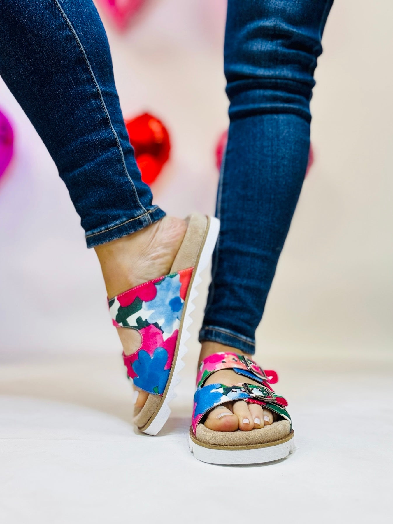 Corky's Floral Dash Sandals