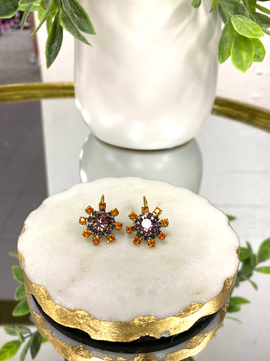 Tova Blaire Earrings in Iris - FINAL SALE
