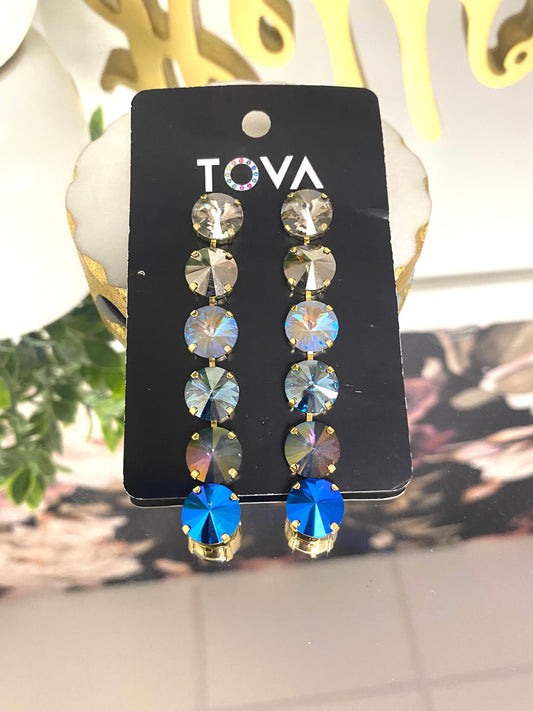Tova Nora Earrings in Midnight Express - FINAL SALE