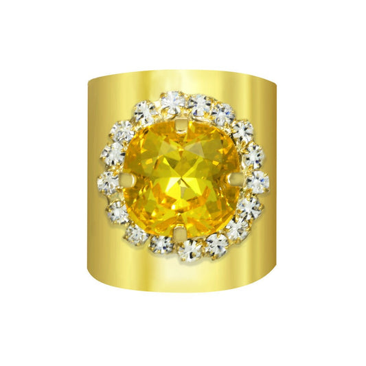 Tova Sydney Square Ring In Yellow
