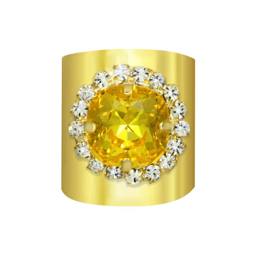 Tova Sydney Square Ring In Yellow