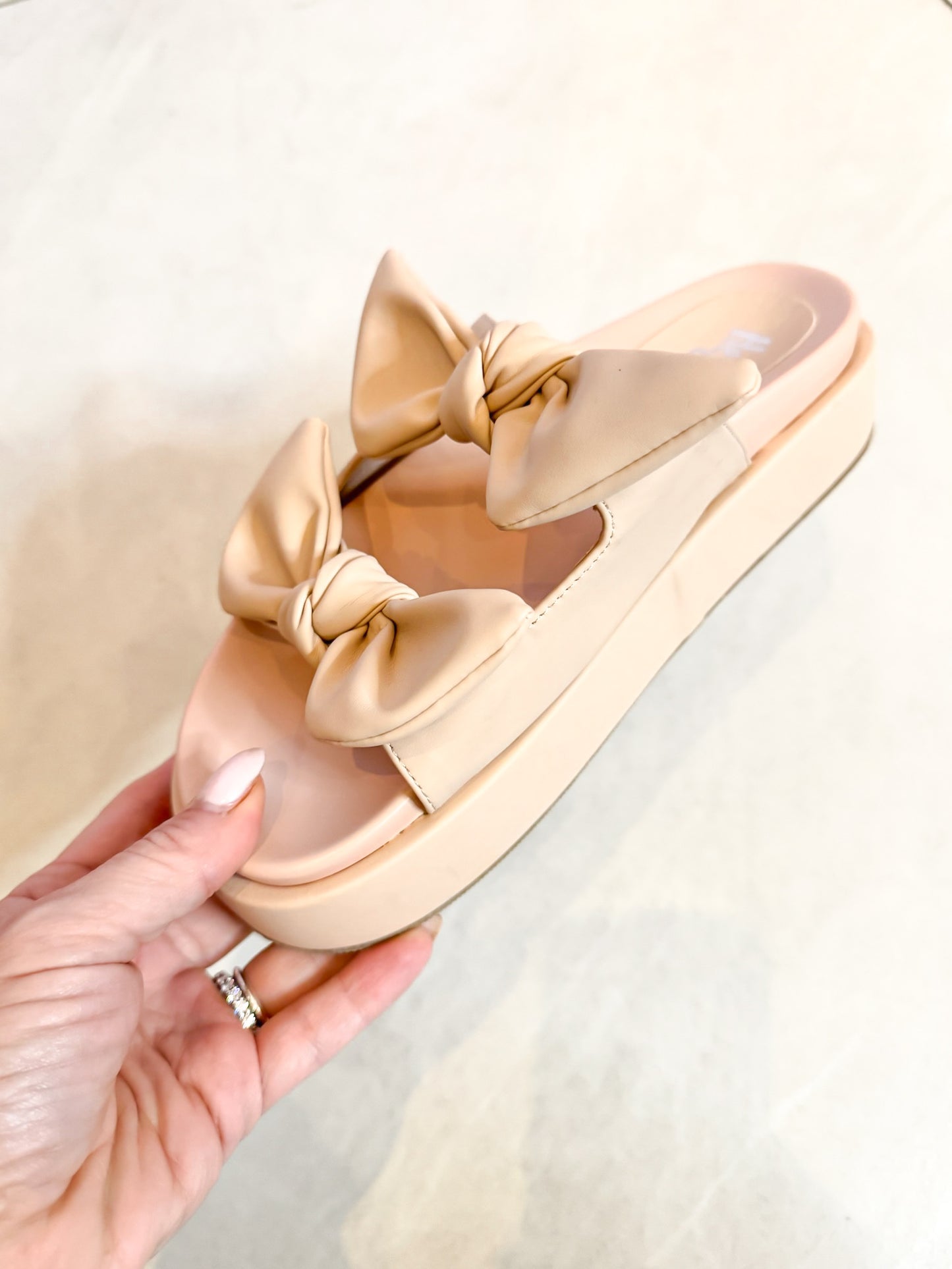 Presale: Corky's Nude Lil Bit Knotty Sandals