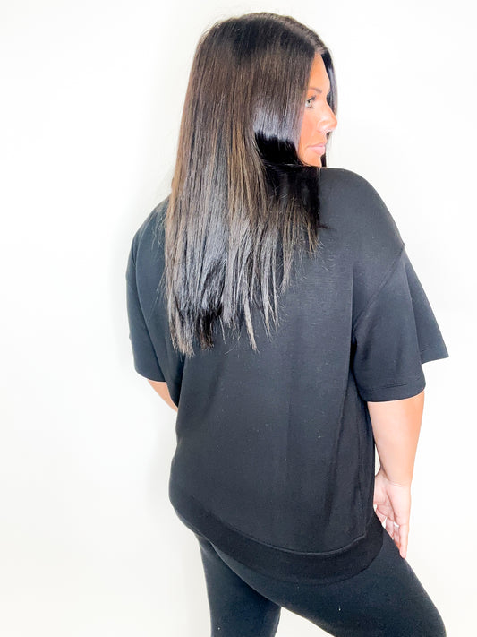 Work Smarter Not Harder Top - Reg/Curvy FINAL SALE