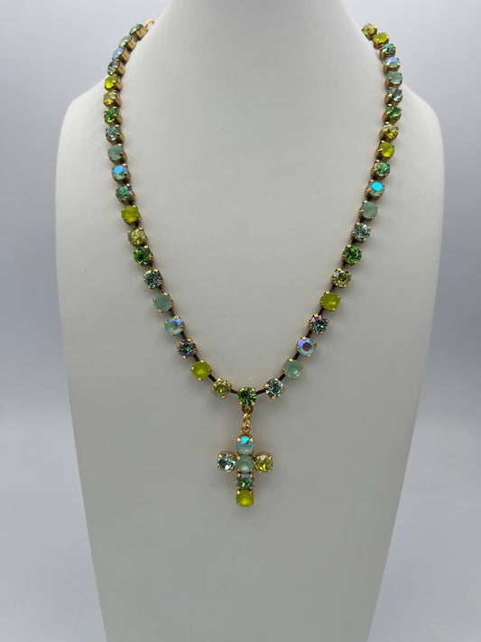 Baby Donatella Necklace in Mint Mix  - FINAL SALE