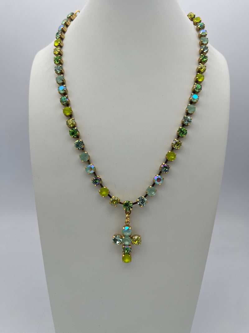 Baby Donatella Necklace in Mint Mix