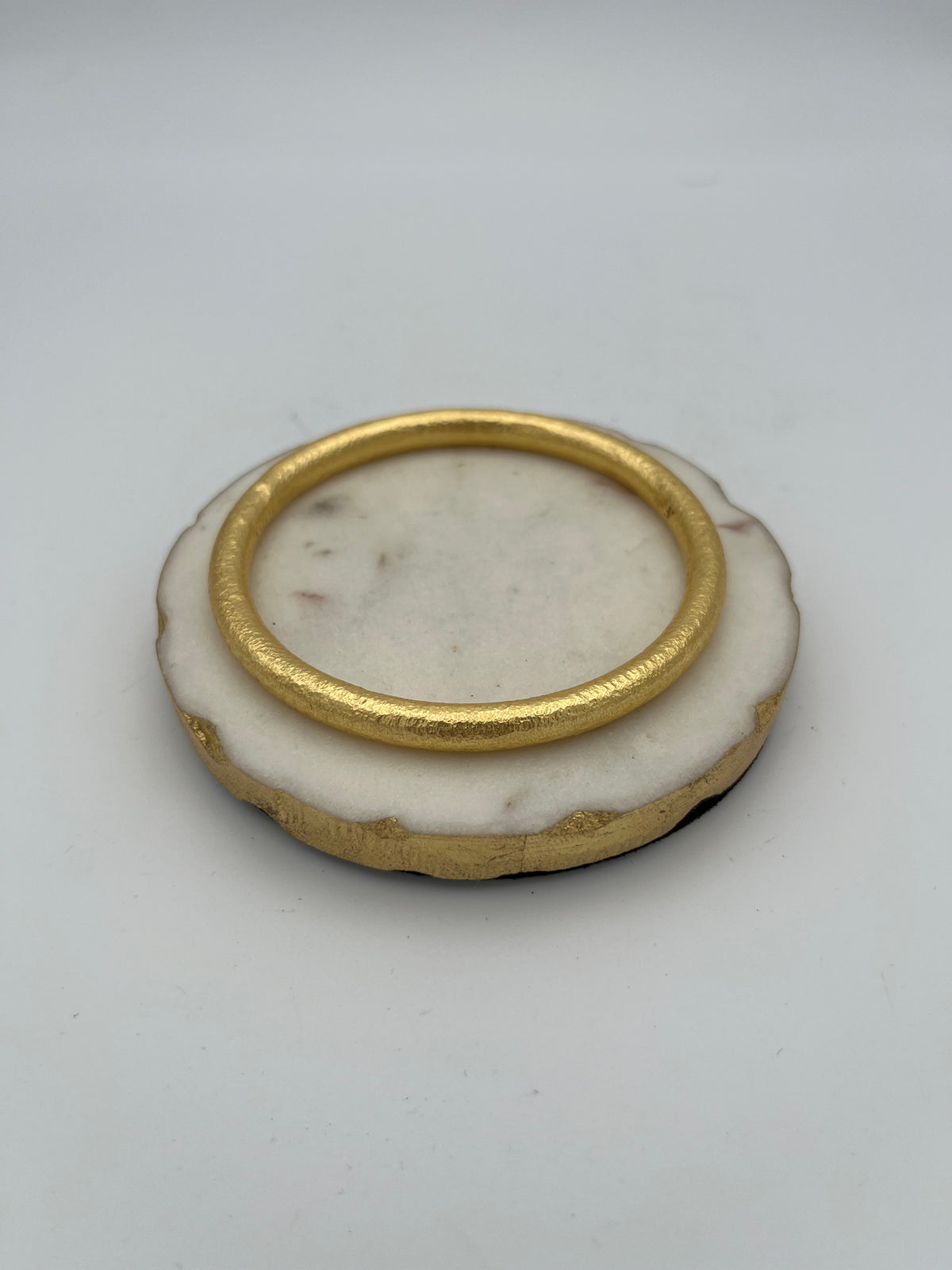 Daphne Matte Gold Bangle Bracelet – Macoma Boutique