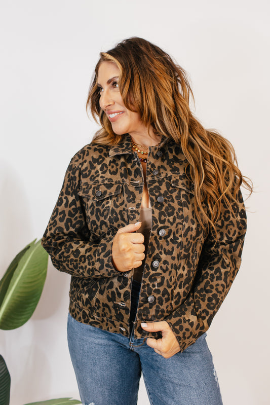 Judy Blue Spotted Statement Denim Jacket - Reg & Curvy