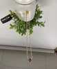 Tova Rhys Square Necklace in Gold Iris - FINAL SALE