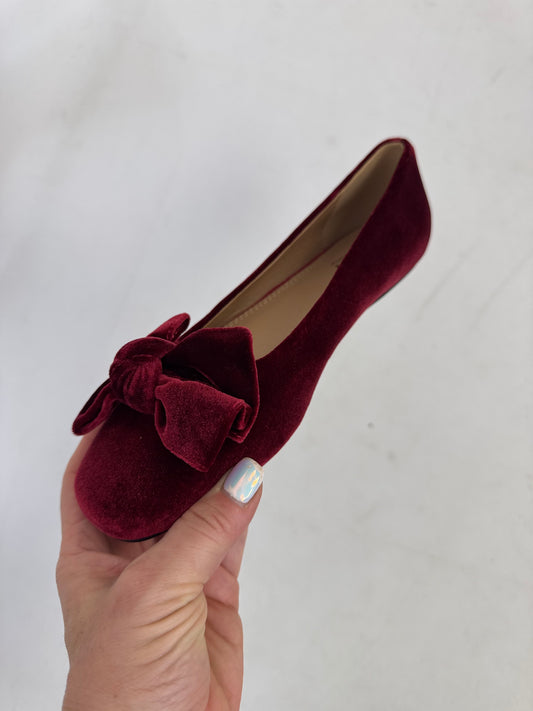 Presale: Corky's Burgundy Velvet Sugar Rush Flats