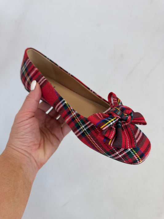 Presale: Corky's Red Plaid Sugar Rush Flats