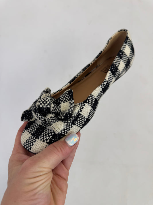 Presale: Corky's Black White Check Sugar Rush Flats
