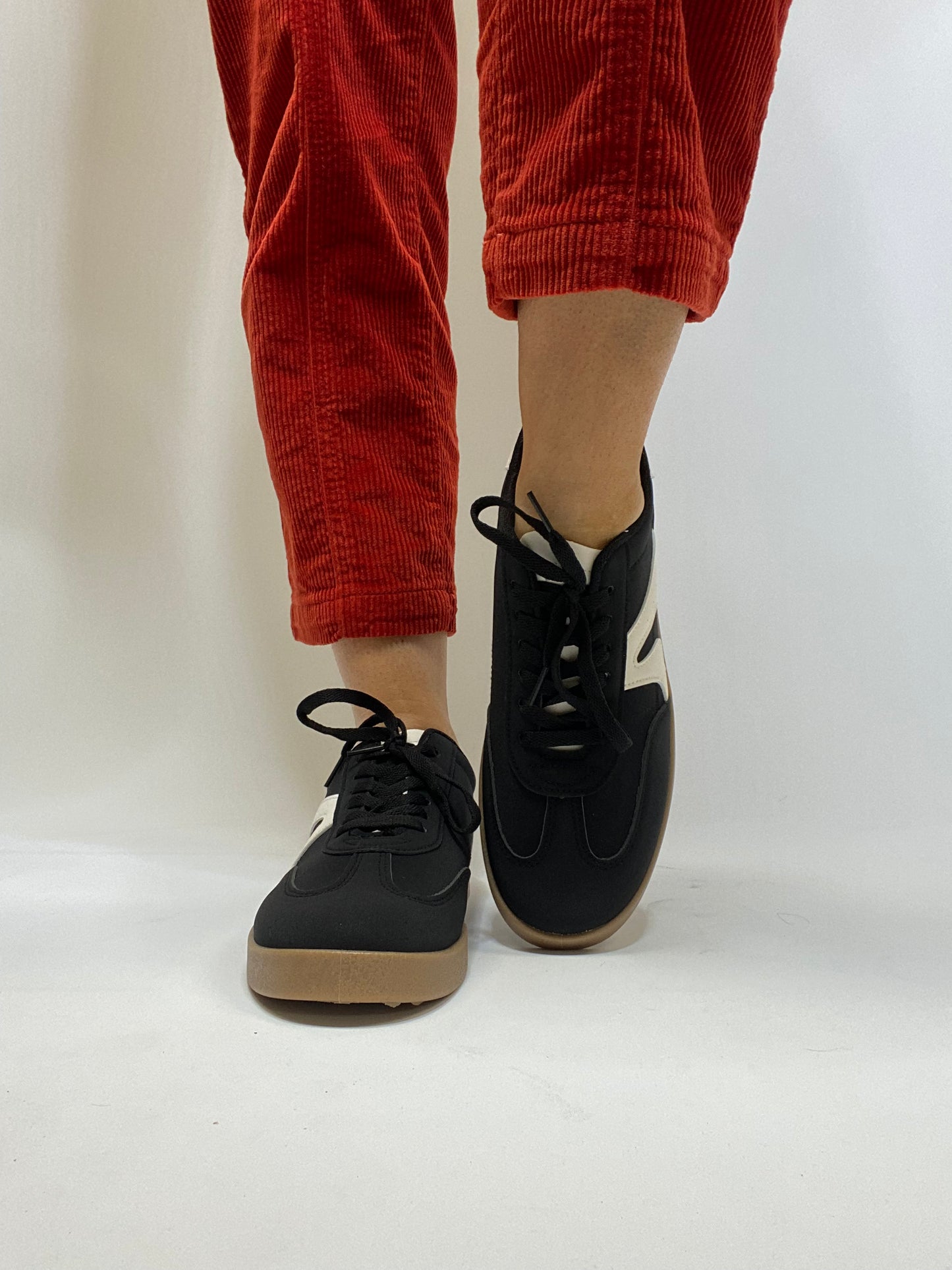 Very G Black Retro Sneakers