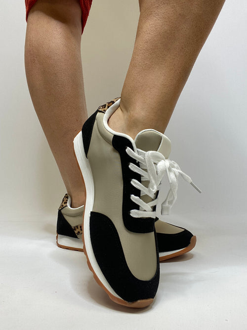 Very G Black Leopard Joel Sneakers