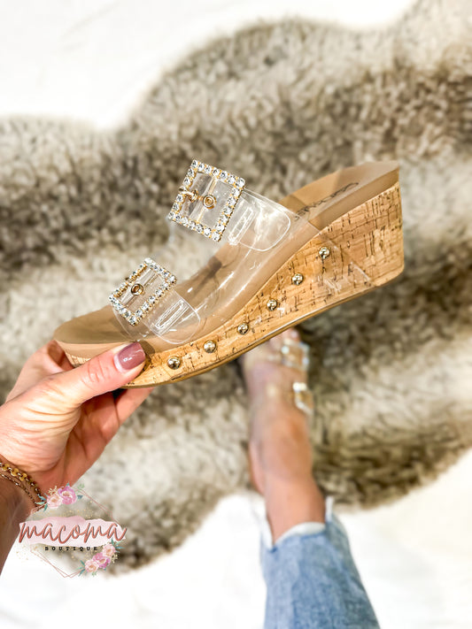 Corky's Clear Main Squeeze Sandals