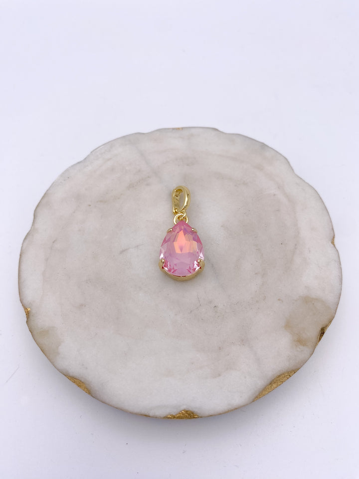 Teardrop Charm in Cotton Candy