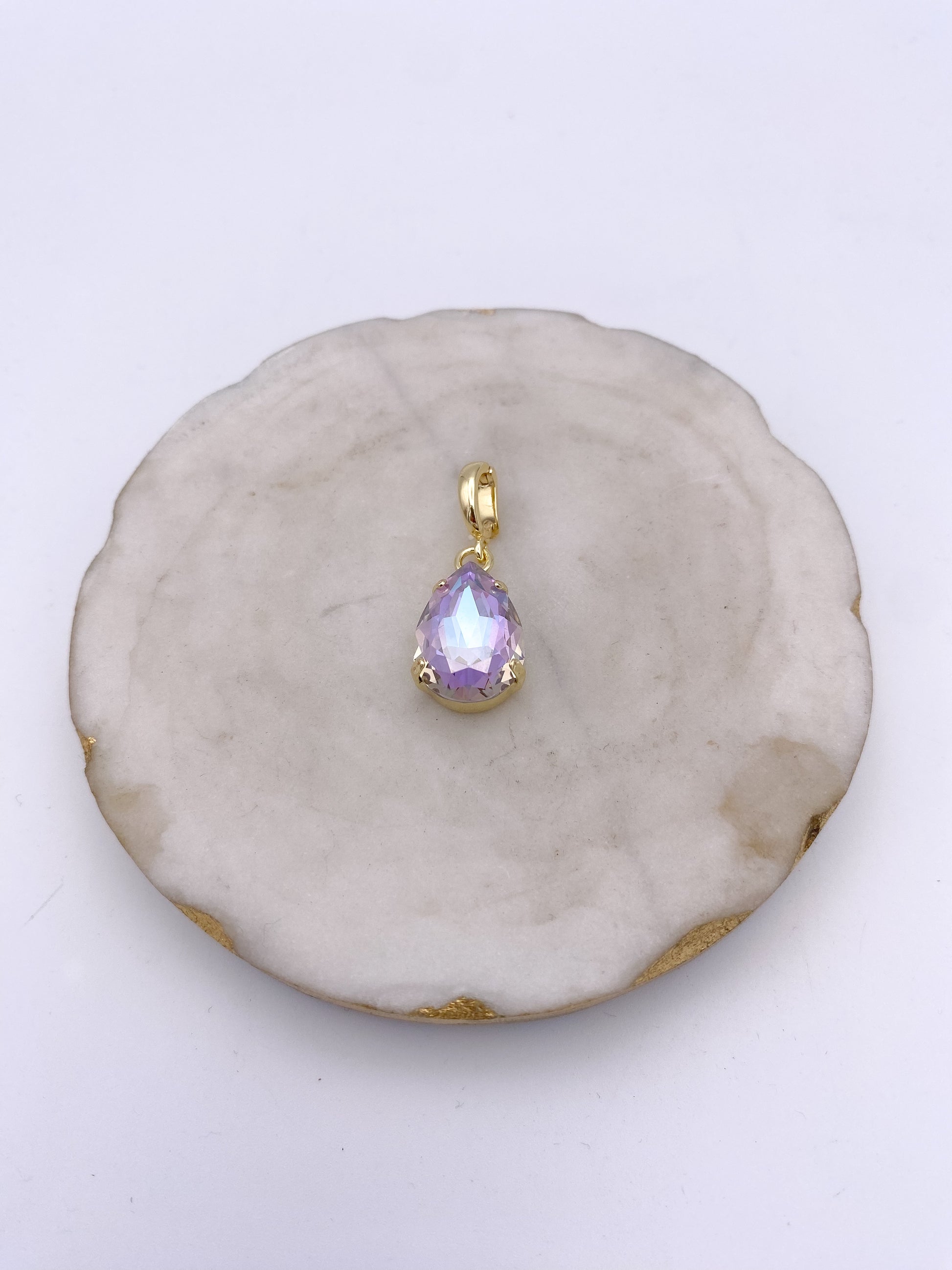 Teardrop Charm in Aurora