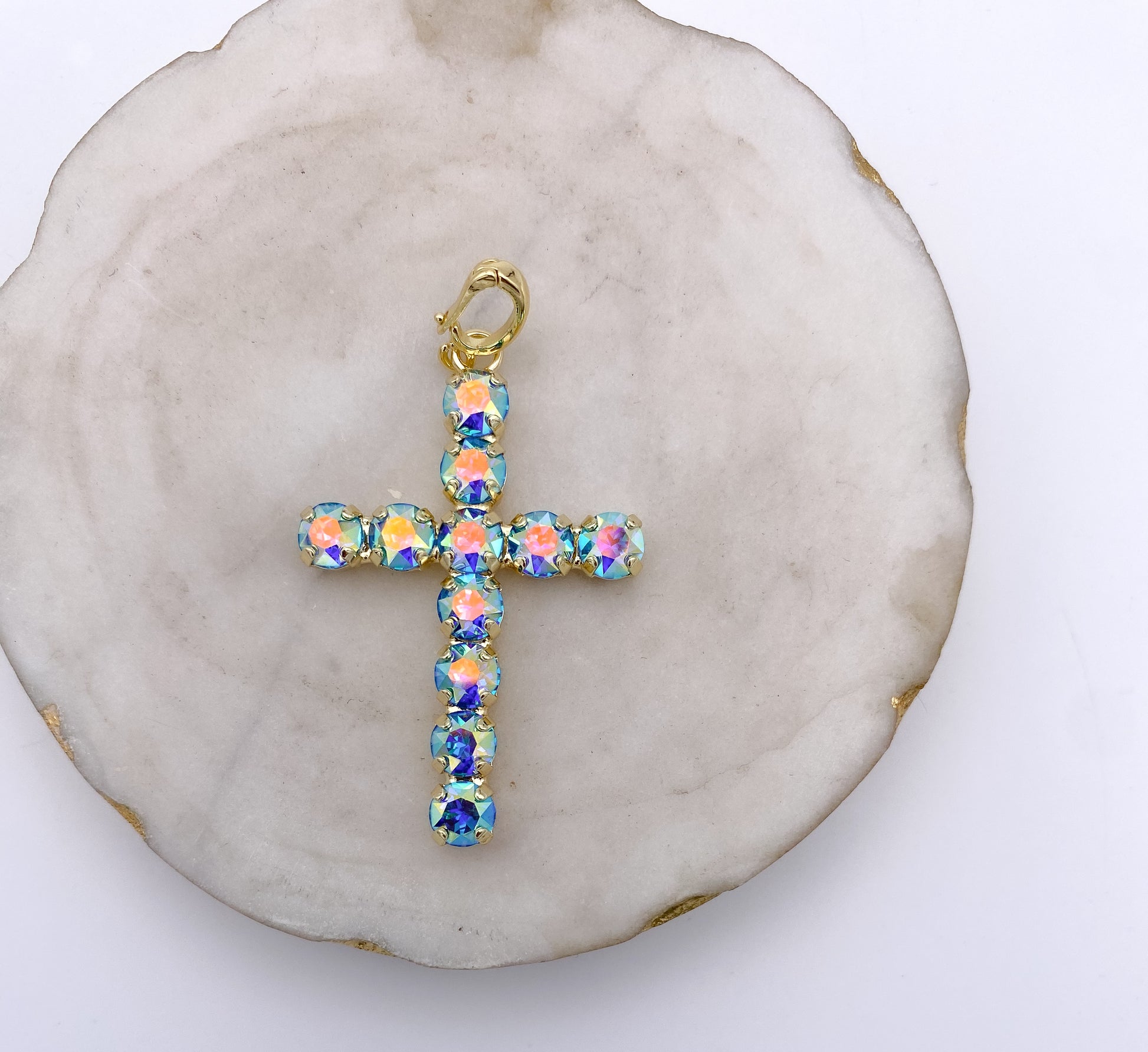 Cross Charm in Mystic