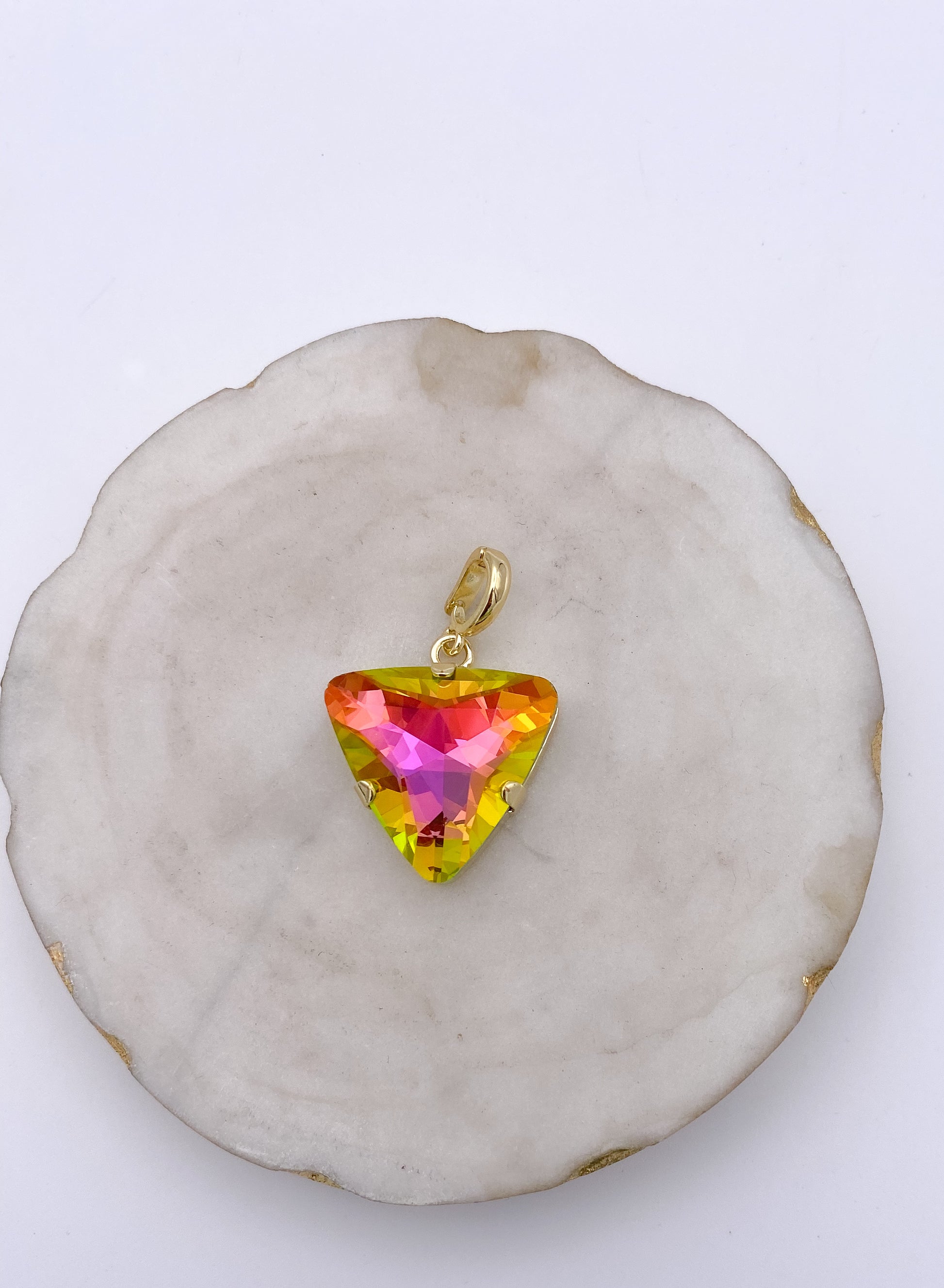 Triangle Charm in Rainbow Twist