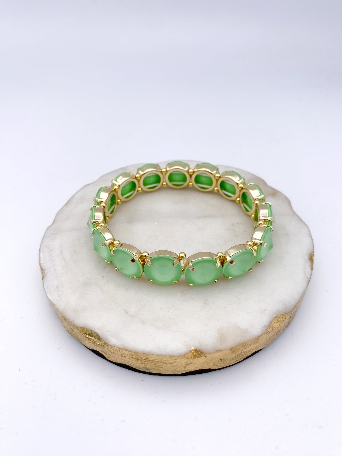 12MM Extra Credit Bracelet in Green