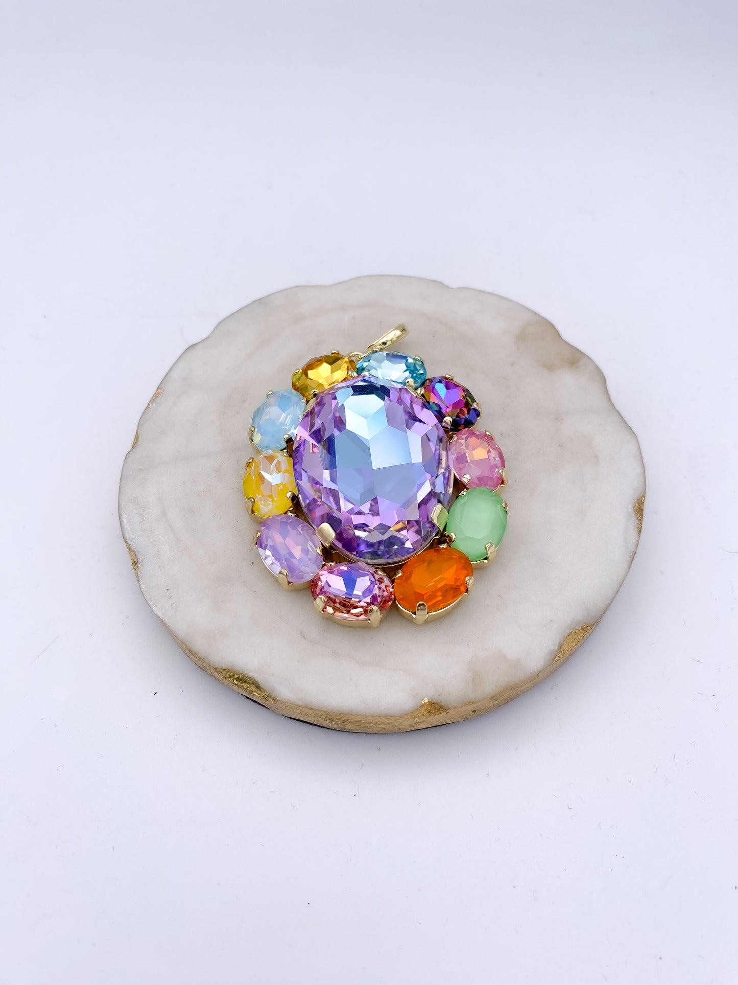 Treasure Box Charm in Lavender