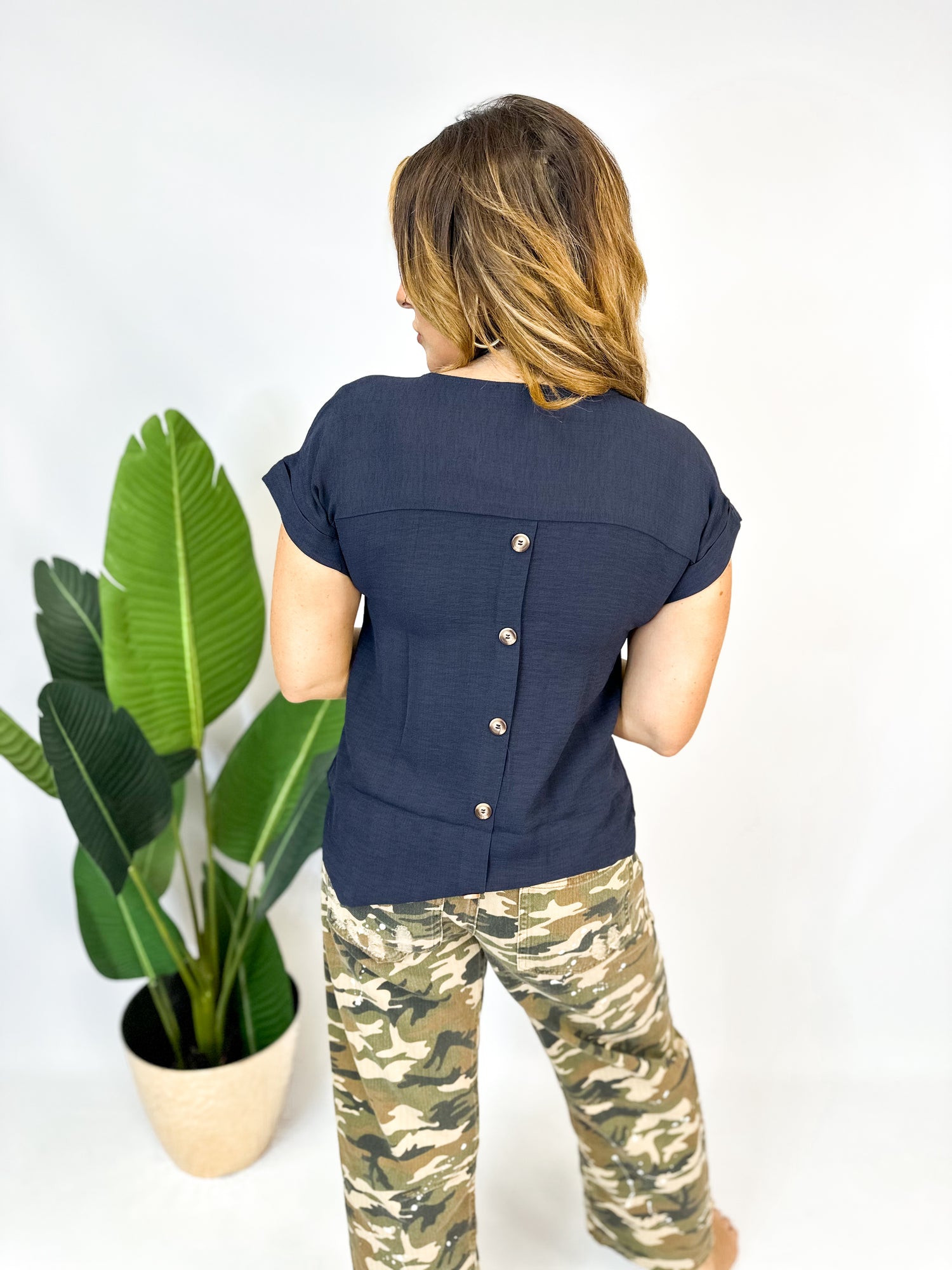 Navy & Necessary Top - Reg & Curvy