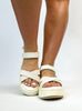 Corkys White Total Catch Sandals - FINAL SALE