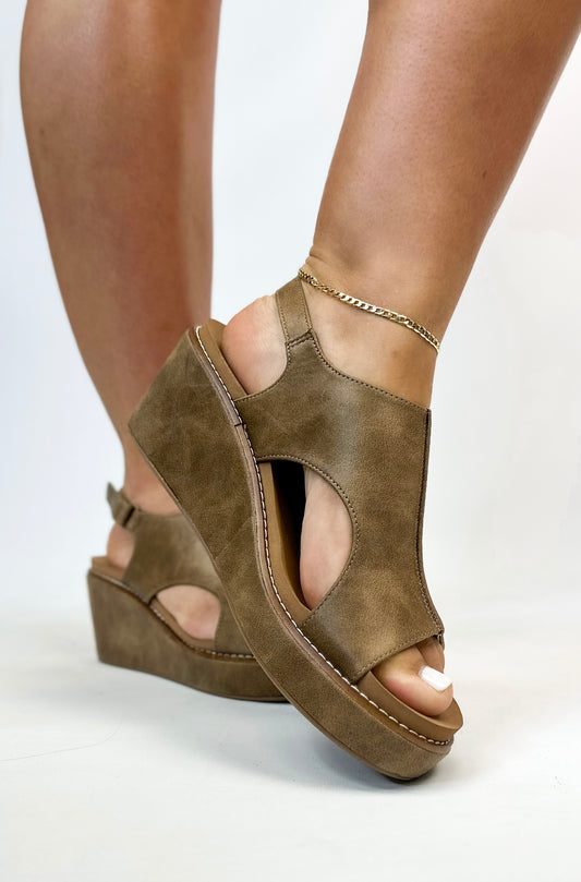 Corkys Taupe 2 Carley Sandals - FINAL SALE