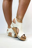 Corkys Ivory Woven Carley Sandals - FINAL SALE