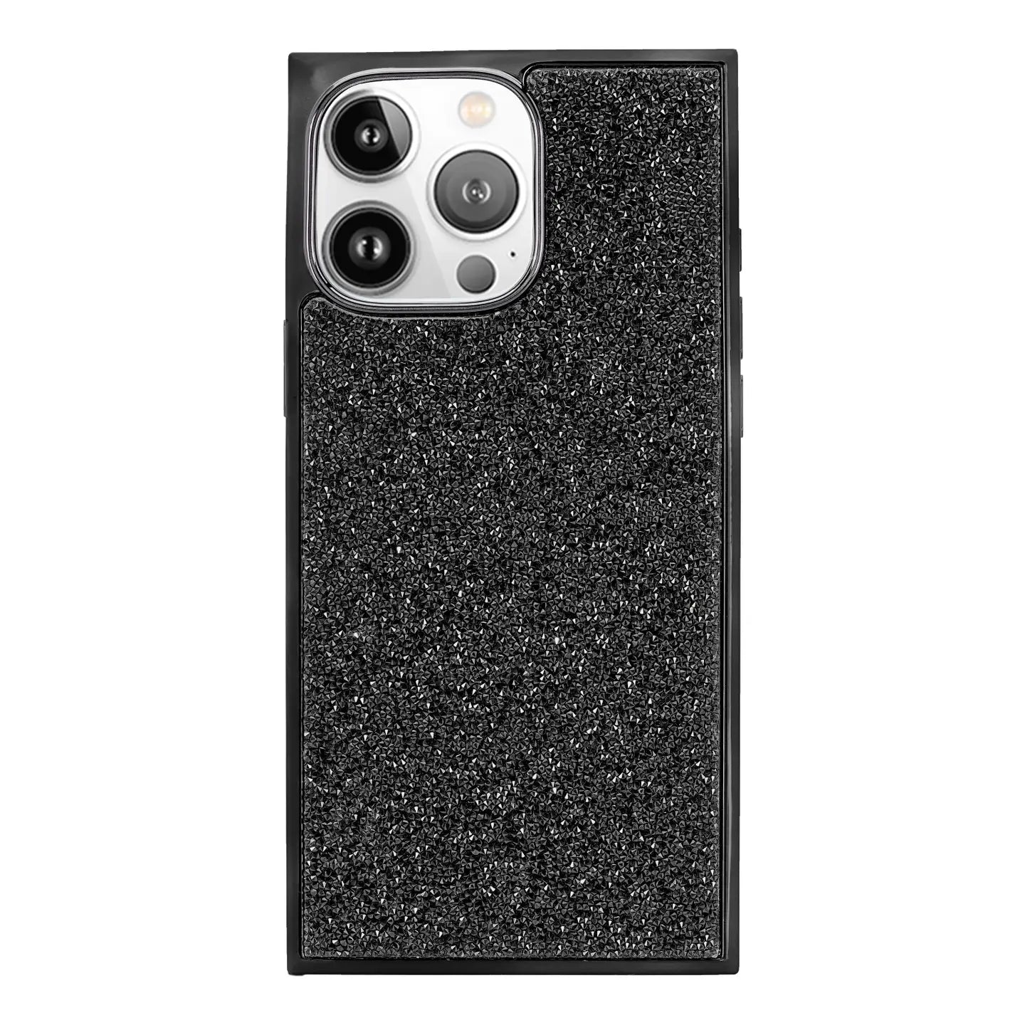Black Crystal Elegance Magsafe iPhone Case | iPhone 17 Pro