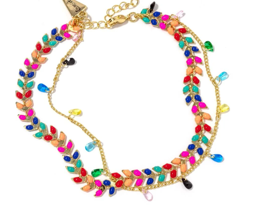 Flutter Anklet In Gold