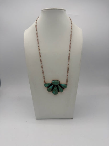 Cowgirl At Heart Necklace In Turquoise by Boho Sol