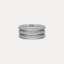 Ash All Weather Rings set of 3, product view of all three bands