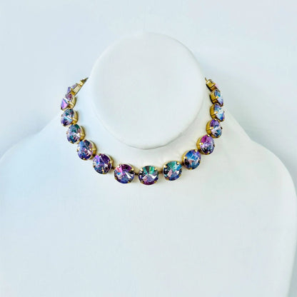 Tova Sofia Choker In Violet Glimmer