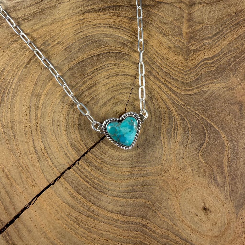 Boho Sol: Turquoise Sweetheart Necklace