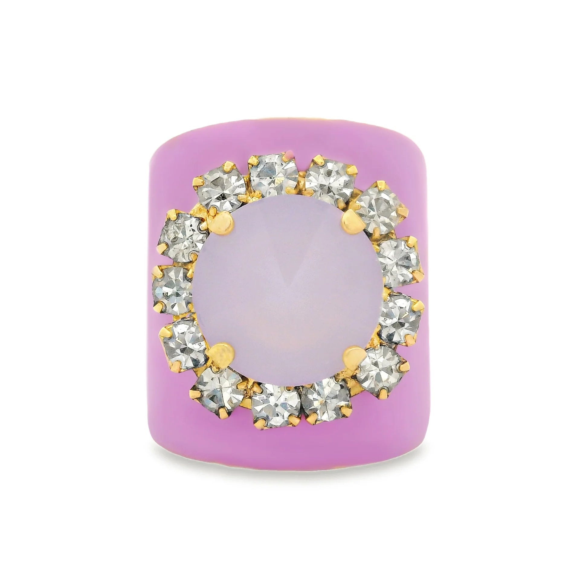 Tova Jacci Ring In Enamel Lavendelle