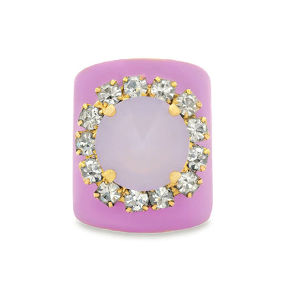 Tova Jacci Ring In Enamel Lavendelle