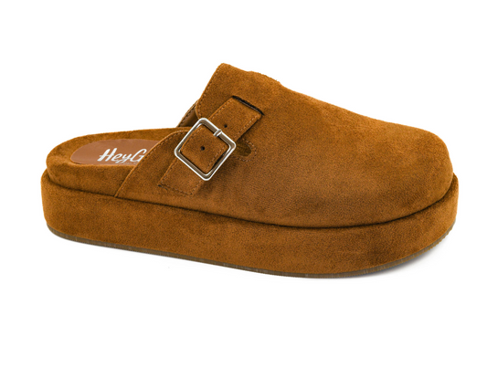 Presale: Corky's Tobacco Faux Suede Holidaze Shoes