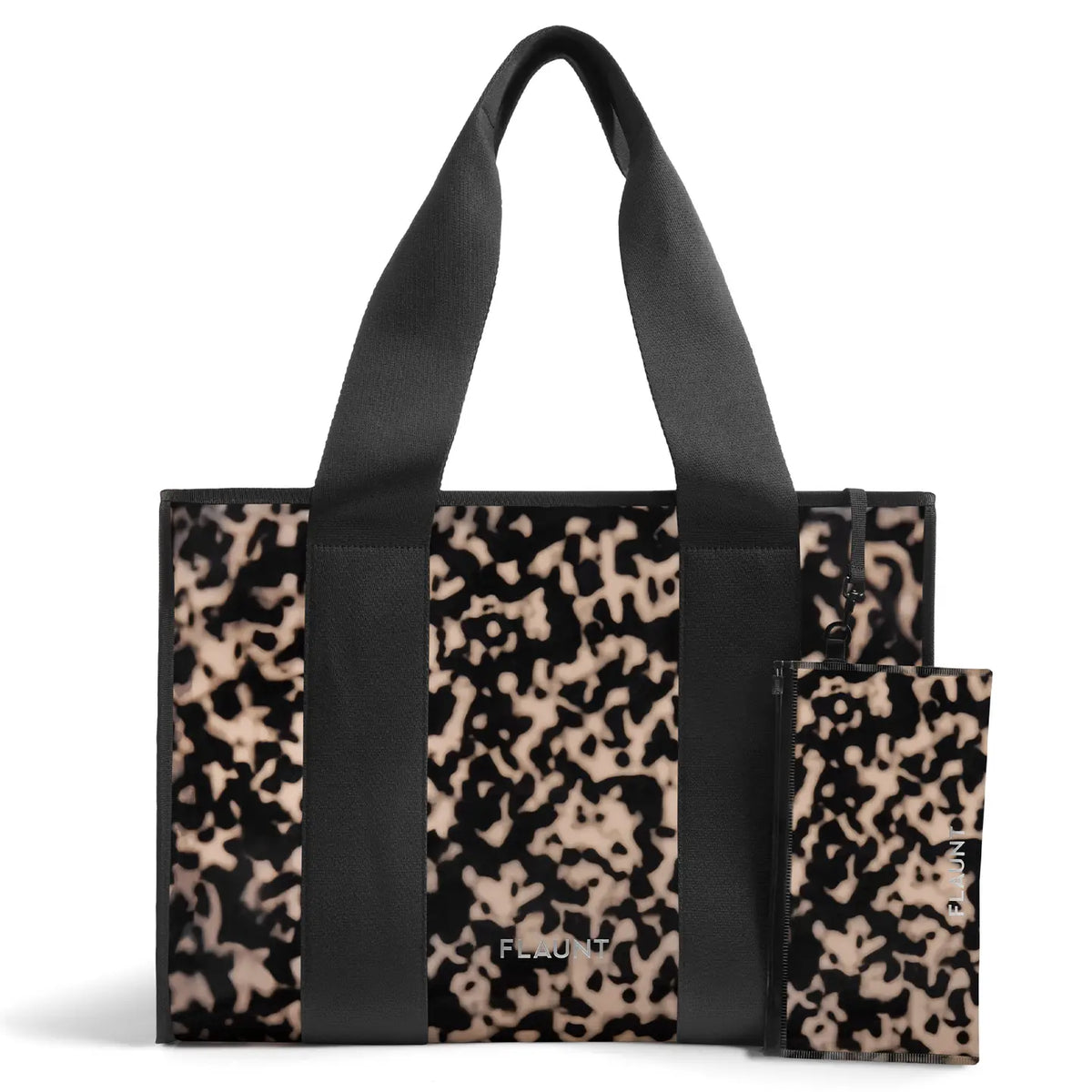 Blonde Tortoise Everyday Tote Bag With Pouch