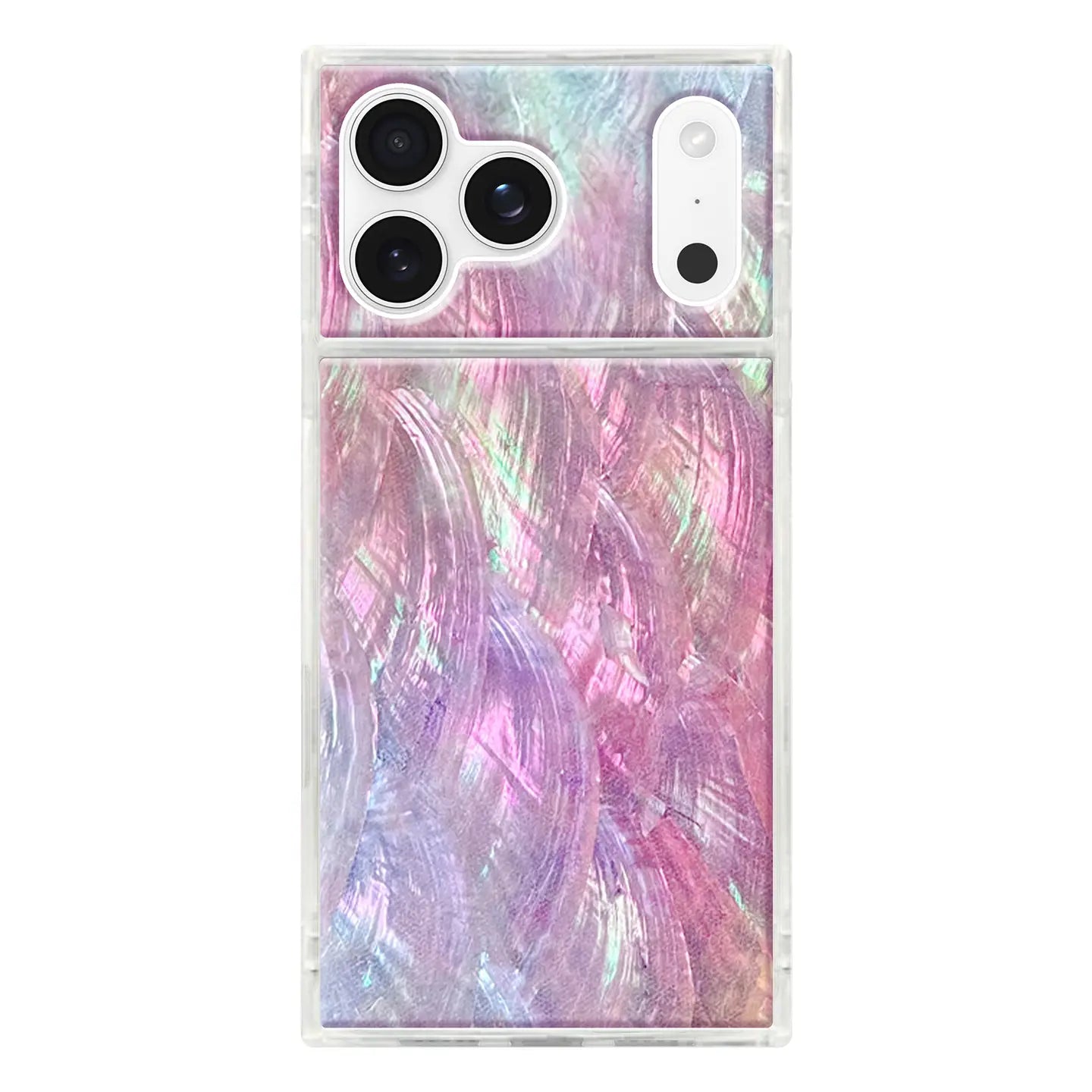 Pink Mother Of Pearl Magsafe iPhone Case | iPhone 17 Pro