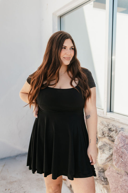 The Madeline Dress In Black - Reg & Curvy