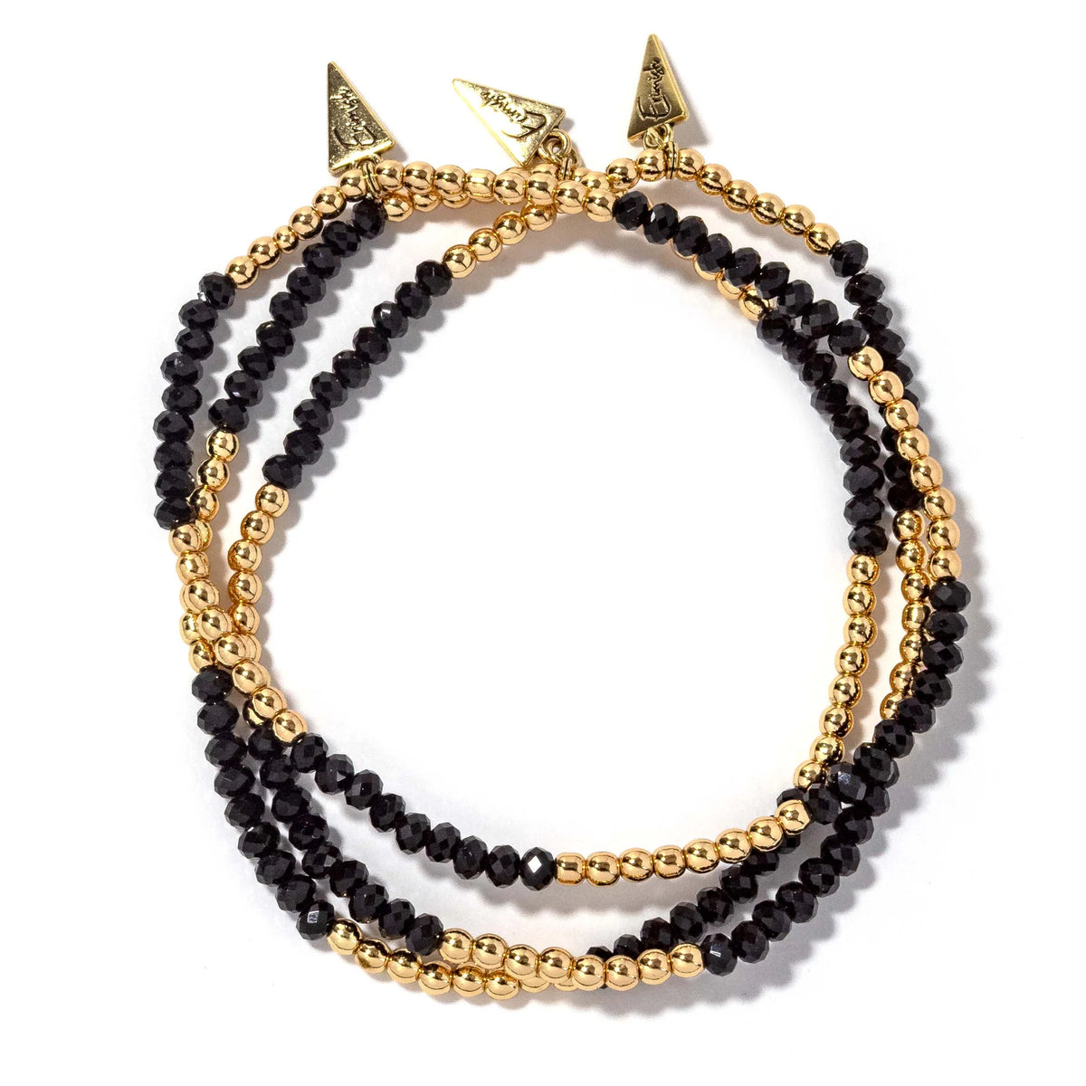 Twinkle Twinkle Anklet In Black Gold
