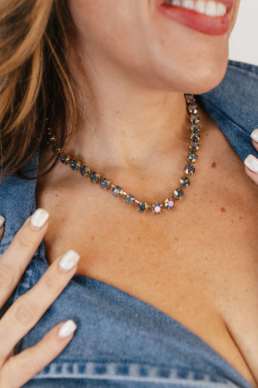 Tova Oakland Necklace in Gold Denim Ignite Starlight - FINAL SALE