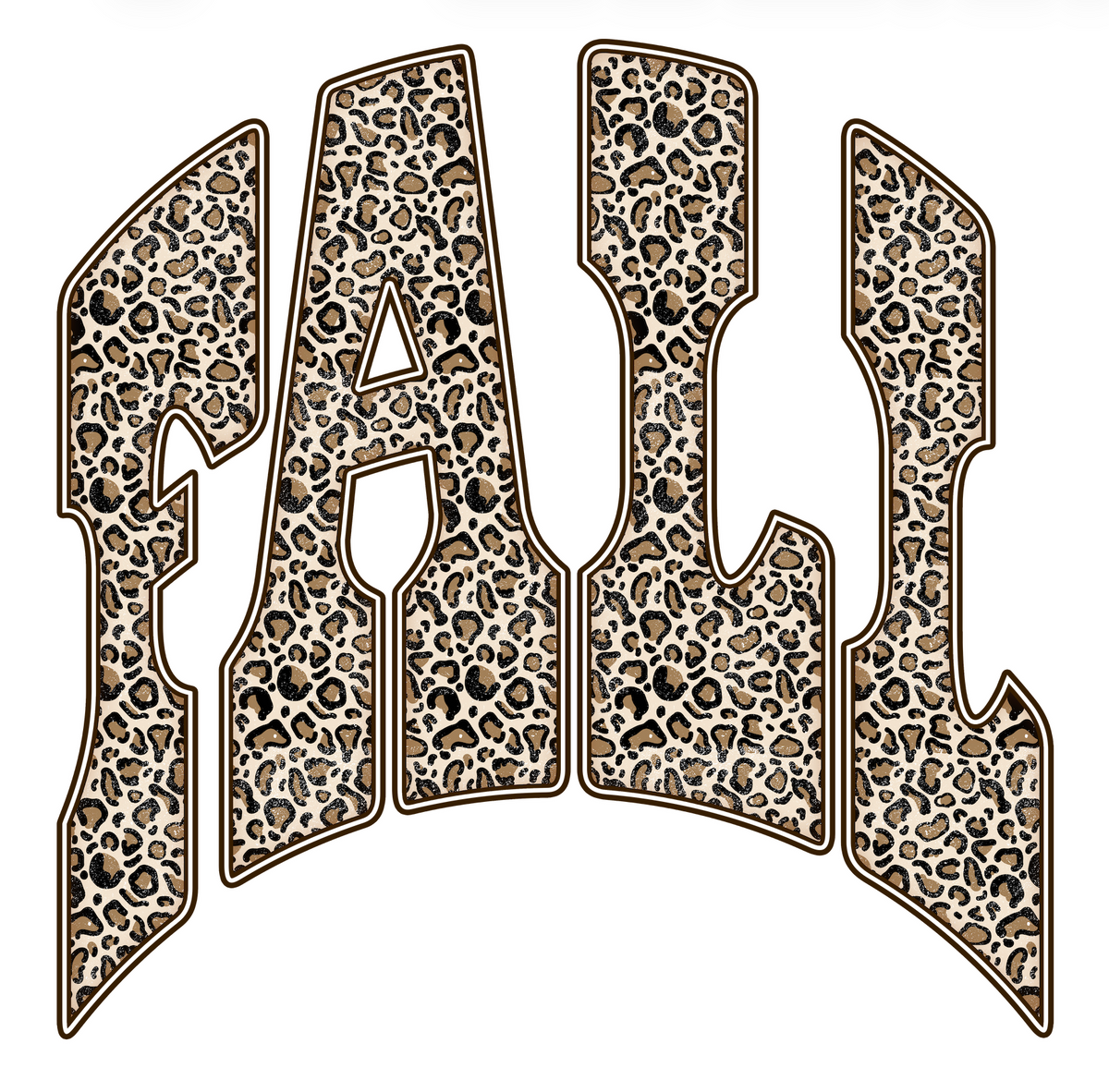 Cheetah Fall Graphic Long Sleeve Tee - FINAL SALE