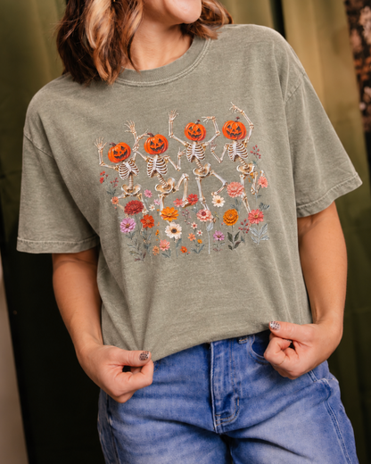 Boho Skeletons Graphic Tee - FINAL SALE