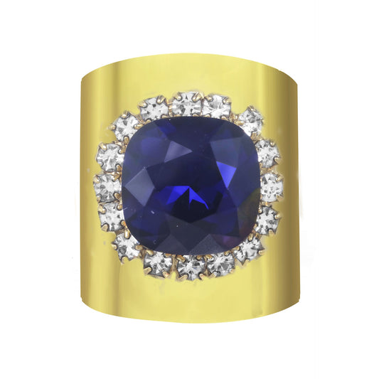 Tova Sydney Square Ring in Royal Blue