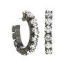 Tova Jubilee Earrings in Gunmetal Clear